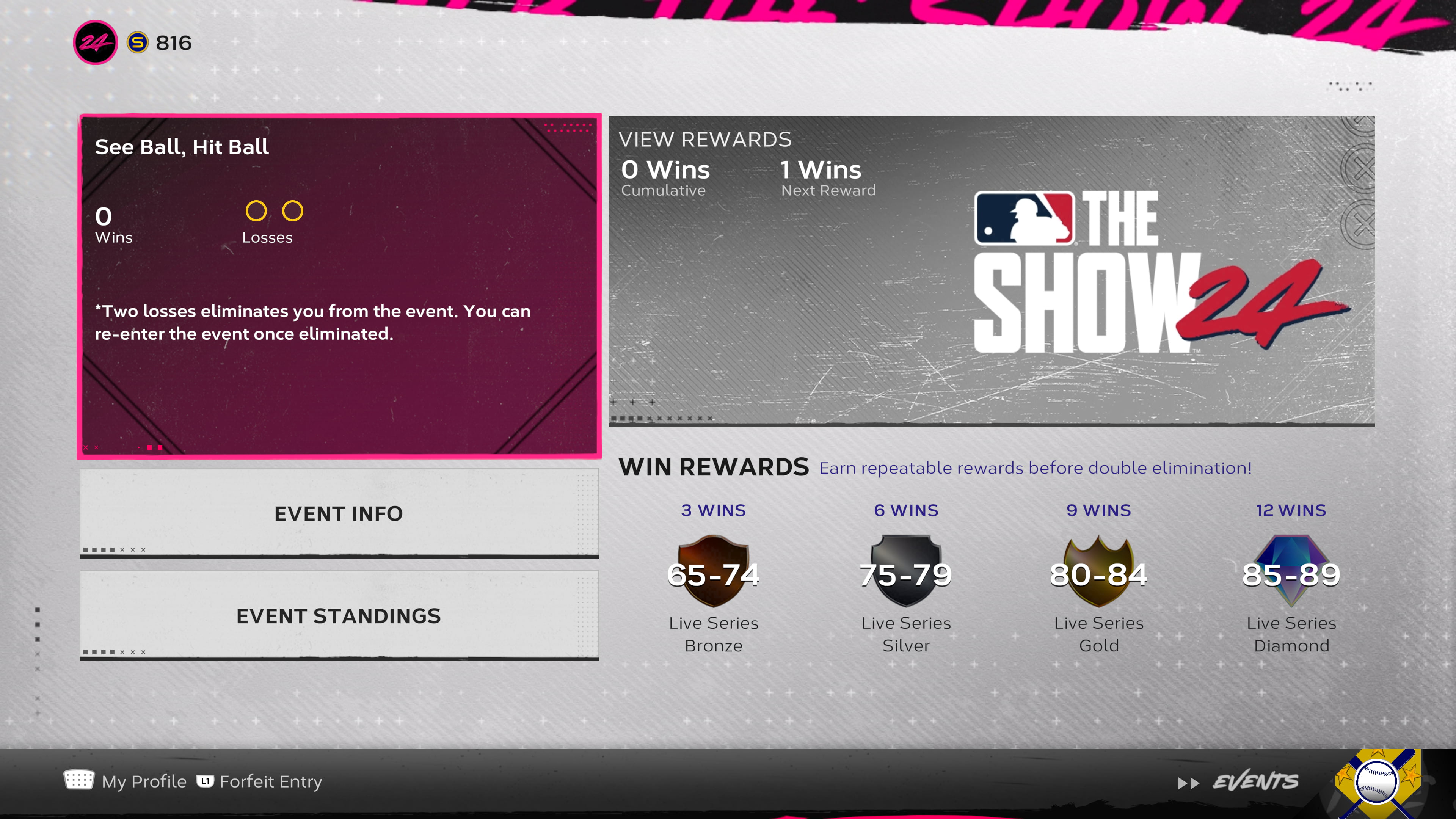 Diamond dynasty ways to play events